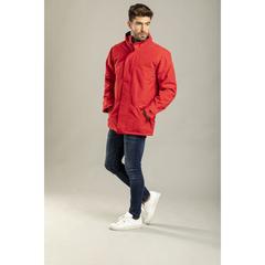 Vue Parka Flogox de couleur bleu| Krokrodeal