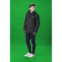 Vue Parka Flogox de couleur bleu| Krokrodeal