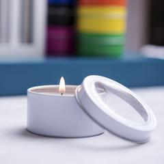 Vue Bougie Aromatique Sioko de couleur blanc| Krokrodeal