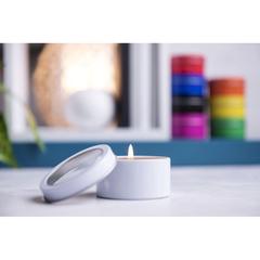 Vue Bougie Aromatique Sioko de couleur blanc| Krokrodeal