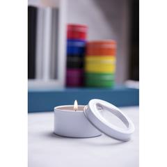 Vue Bougie Aromatique Sioko de couleur blanc| Krokrodeal