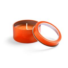Vue Bougie Aromatique Sioko de couleur orange| Krokrodeal