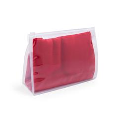 Vue Paréo Foulard Rosix de couleur rouge| Krokrodeal