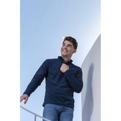 Vue Veste Peyten de couleur bleu| Krokrodeal