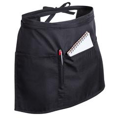 Vue Tablier Milty de couleur noir| Krokrodeal