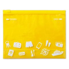Vue Fourre-Tout Dusky de couleur jaune| Krokrodeal