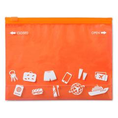 Vue Fourre-Tout Dusky de couleur orange| Krokrodeal