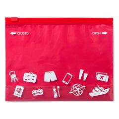 Vue Fourre-Tout Dusky de couleur rouge| Krokrodeal