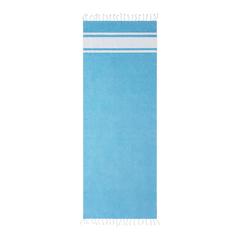 Vue Paréo Serviette Suntan de couleur bleu| Krokrodeal