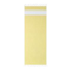 Vue Paréo Serviette Suntan de couleur jaune| Krokrodeal