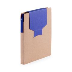 Vue Bloc Notes Cravis de couleur bleu| Krokrodeal