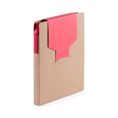 Vue Bloc Notes Cravis de couleur rouge| Krokrodeal