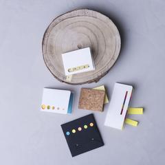 Vue Bloc Notes Karlen de couleur blanc| Krokrodeal
