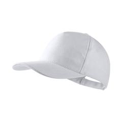 Vue Casquette Bayon de couleur blanc| Krokrodeal