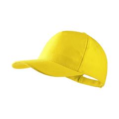 Vue Casquette Bayon de couleur jaune| Krokrodeal