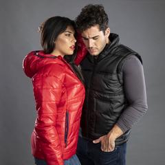Vue Veste Luzat de couleur bleu| Krokrodeal