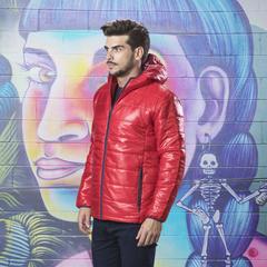 Vue Veste Luzat de couleur bleu| Krokrodeal