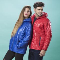 Vue Veste Luzat de couleur bleu| Krokrodeal