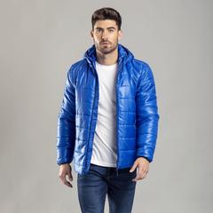 Vue Veste Luzat de couleur bleu| Krokrodeal