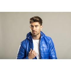 Vue Veste Luzat de couleur bleu| Krokrodeal