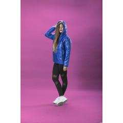 Vue Veste Luzat de couleur bleu| Krokrodeal