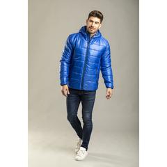 Vue Veste Luzat de couleur bleu| Krokrodeal