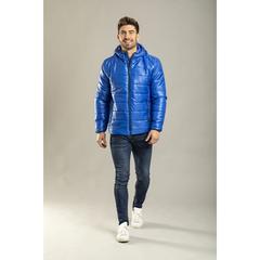 Vue Veste Luzat de couleur bleu| Krokrodeal