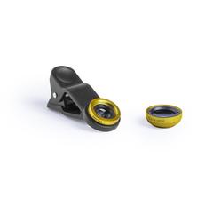 Vue Lentilles Universelles Drian de couleur jaune| Krokrodeal