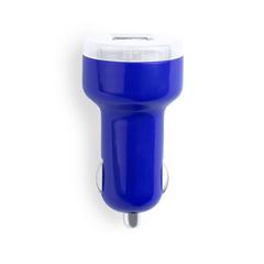 Vue Chargeur Voiture USB Denom de couleur bleu| Krokrodeal