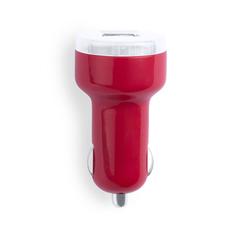 Vue Chargeur Voiture USB Denom de couleur rouge| Krokrodeal