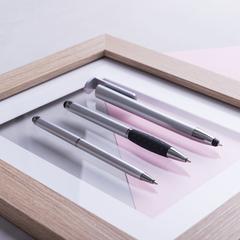 Vue Stylo Support Finex de couleur gris| Krokrodeal