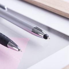 Vue Stylo Support Finex de couleur gris| Krokrodeal
