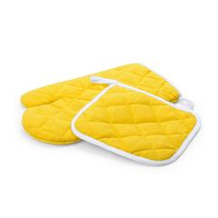 Vue Set Cuisine Leston de couleur jaune| Krokrodeal