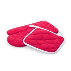 Vue Set Cuisine Leston de couleur rouge| Krokrodeal