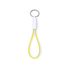 Vue Câble de Charge Pirten de couleur jaune| Krokrodeal