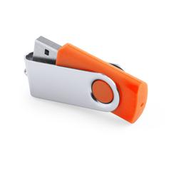 Vue Clé USB Rebik 16GB de couleur orange| Krokrodeal