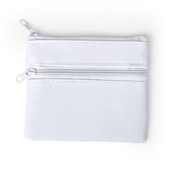 Vue Porte Monnaie Ralf de couleur blanc| Krokrodeal