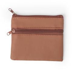 Vue Porte Monnaie Ralf de couleur marron| Krokrodeal