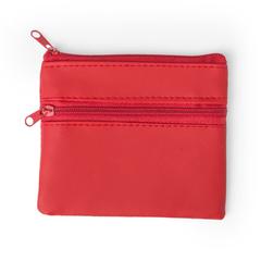 Vue Porte Monnaie Ralf de couleur rouge| Krokrodeal