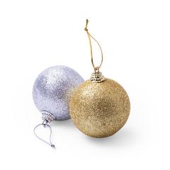 Vue Set Ornement Noël Yenkit de couleur gris| Krokrodeal