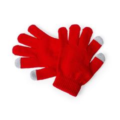 Vue Gant Tactile Pigun de couleur rouge| Krokrodeal