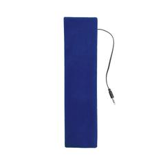 Vue Écouteurs Markiz de couleur bleu| Krokrodeal