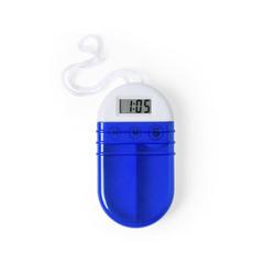 Vue Pilulier Ziprik de couleur bleu| Krokrodeal