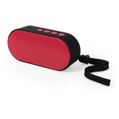 Vue Haut-Parleur Helber de couleur rouge| Krokrodeal