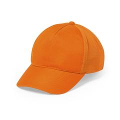 Vue Casquette Karif de couleur orange| Krokrodeal