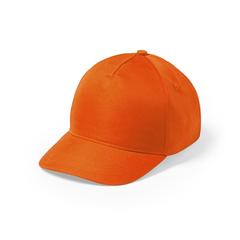 Vue Casquette Enfant Modiak de couleur orange| Krokrodeal