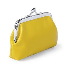 Vue Porte Monnaie Zirplan de couleur jaune| Krokrodeal