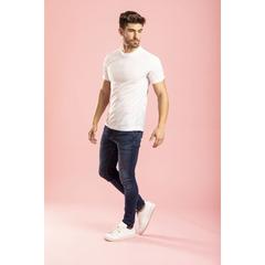 Vue T-Shirt Adulte Tecnic Rox de couleur blanc| Krokrodeal