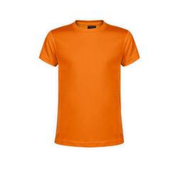 Vue T-Shirt Enfant Tecnic Rox de couleur orange| Krokrodeal