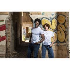 Vue T-Shirt Adulte Krusly de couleur blanc| Krokrodeal